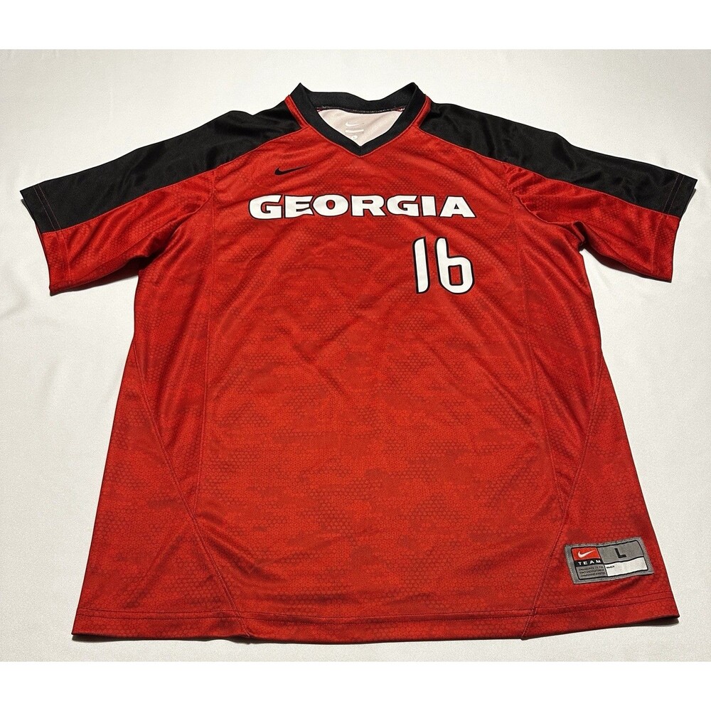 Georgia Bulldogs Nike Team Sports Jersey #16 Men's Size Large Sport University